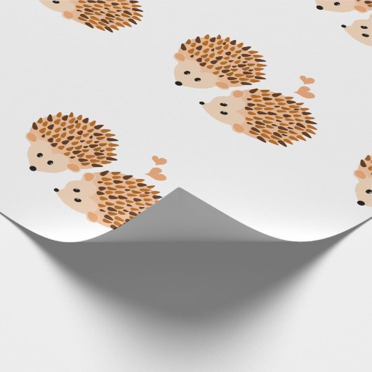 Egel-afbeelding Cadeaupapier (Hoek)