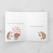 Egel Alle Liefde Van Mijn Hart Kaart (Binnen)