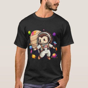 Egel Astronaut: Verken de Kosmos met Onze Adverten T-shirt