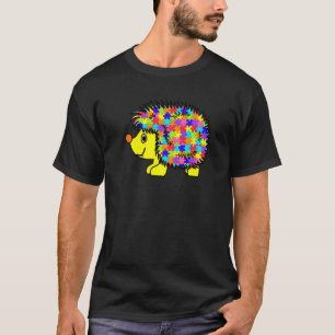 Egel Autisme Stekelvarken Legpuzzel Meisjes Jongen T-shirt