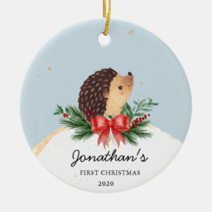 Egel Baby's eerste kerstOrnament Keramisch Ornament