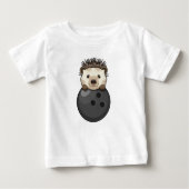 Egel bij Bowling met Bowling (Voorkant)