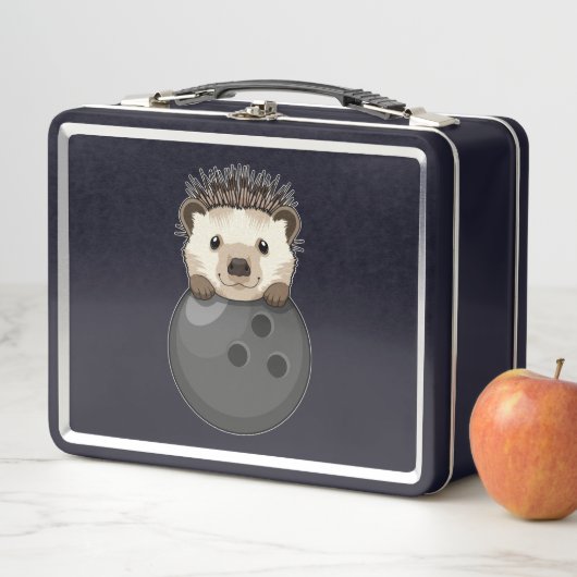 Egel bij Bowling met Bowling (In situ)