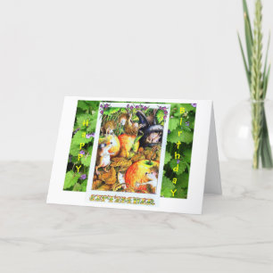 Egel Birthday Card Kaart