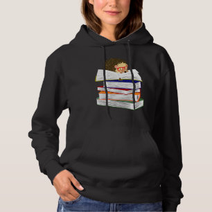 Egel Boek  Stekelvarken Braam Egel Boekenwurm Nerd Hoodie