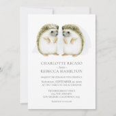 Egel Brides Gay Cute Wedding Persoonlijk Kaart (Voorkant)