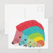 Egel Briefkaart (Voorkant / Achterkant)