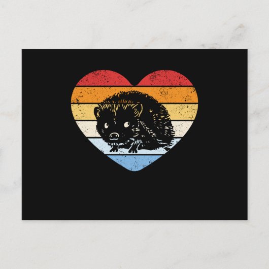  egel briefkaart (Voorkant)