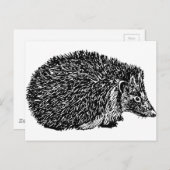 Egel Briefkaart (Voorkant / Achterkant)