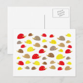 egel briefkaart (Voorkant / Achterkant)