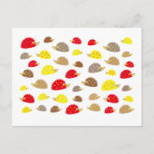 egel briefkaart (Voorkant)