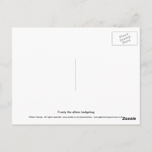 Egel Briefkaart (Achterkant)