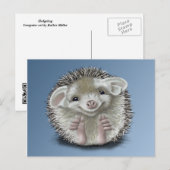Egel Briefkaart (Voorkant / Achterkant)