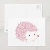 Egel Briefkaart (Voorkant / Achterkant)