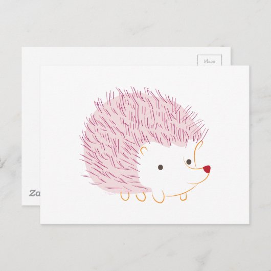 Egel Briefkaart (Voorkant / Achterkant)