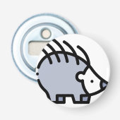 Egel Button Flesopener (Voorkant)