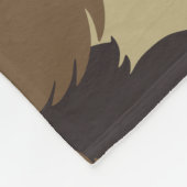 Egel camouflage fleece deken (Hoek)