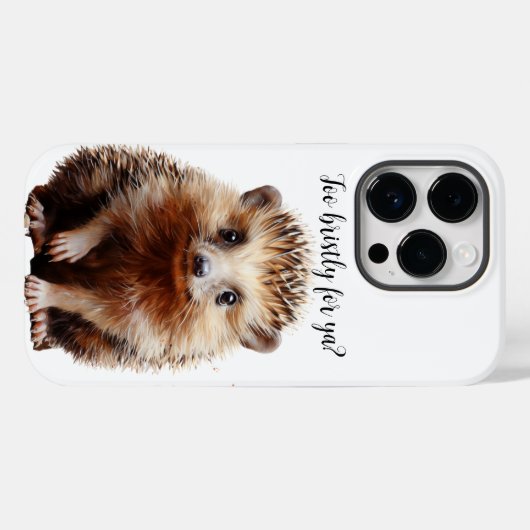 Egel Case-Mate iPhone Case (Achterkant (horizontaal))