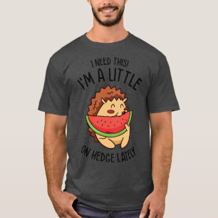 Egel Cute Animal Watermelon Fruit Pet Food T-shirt