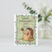 Egel Dag 2 februari Briefkaart (Staand voorkant)