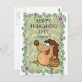 Egel Dag 2 februari Briefkaart (Voorkant / Achterkant)