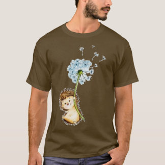 Egel dandelion Stickes T-shirt