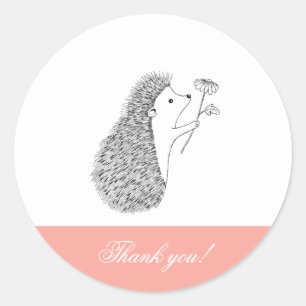 Egel Dank u Stickers Custom Cute Hedegel
