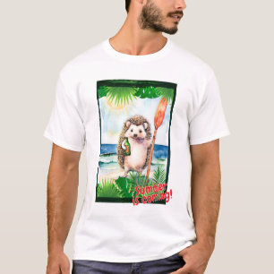 Egel: "De zomer komt eraan!" T-shirt