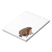 Egel die Bagpipes afspeelt Notitieblok (Linkerzijde)