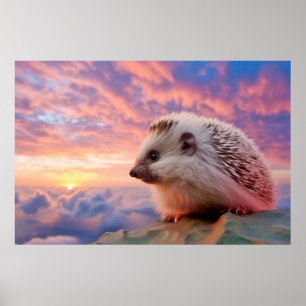 Egel Dier Natuur Majestic Wild Poster