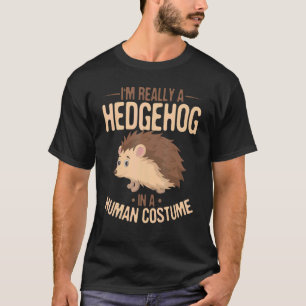 Egel Dieren Ik ben echt een Egel in een Huma T-shirt