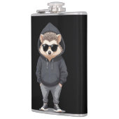 Egel Dragen Hoodie Funny Cool Animal Vector Heupfles (Links)
