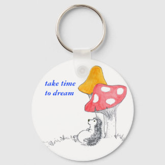 Egel droamer sleutelhanger