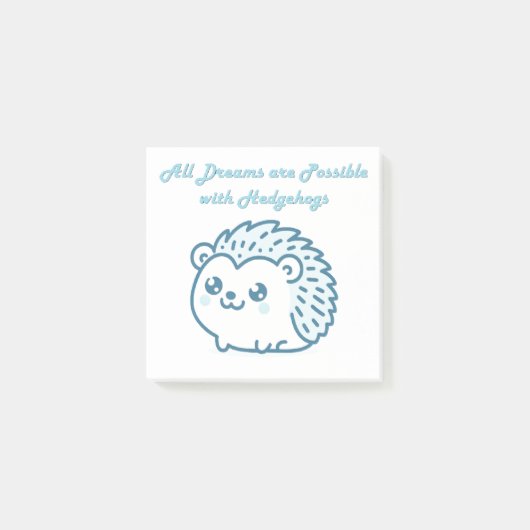 Egel droom post het post-it® notes (Voorkant)