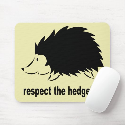 Egel - Eerbiediging van de egel Muismat (Met muis)