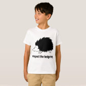 Egel - Eerbiediging van de egel T-shirt (Voorkant volledig)