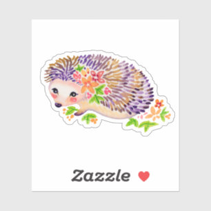 Egel- Eigen vinylsticker Sticker