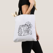 Egel en Aardbeien Tote Bag (Dichtbij)