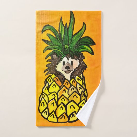 Egel en anananasdoeken SET Bad Handdoek (Handdoek)