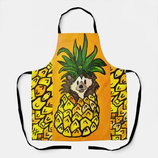 Egel en ananas Schort (Voorkant)