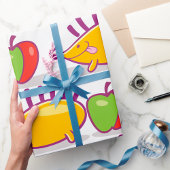 Egel en appel cadeaupapier