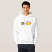 Egel en appel hoodie (Voorkant volledig)