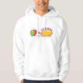 Egel en appel hoodie (Voorkant)