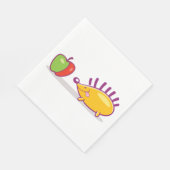 Egel en appel servet (Hoek)