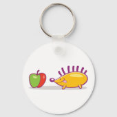 Egel en appel sleutelhanger (Voorkant)