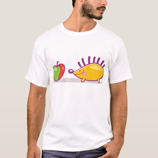 Egel en appel t-shirt (Voorkant)