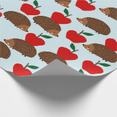 Egel en appelen Verpakkingspapier Cadeaupapier (Hoek)