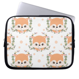 Egel en bloem Tattoo Laptop Sleeve