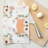 Egel en bloem Tattoo Theedoek (Quarter Fold)