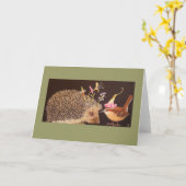 egel en carolina - kaart (Gele Bloem)